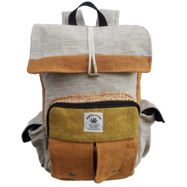 YELLOW HEMP RUCKSACK NEPAL